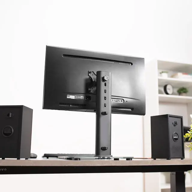 Alt view image 7 of 7 - VIVO Single Ultrawide Monitor Freestanding Mount, Adjustable Rotating Stand, Fits 1 Screen up to 38" (STAND-V101J)
