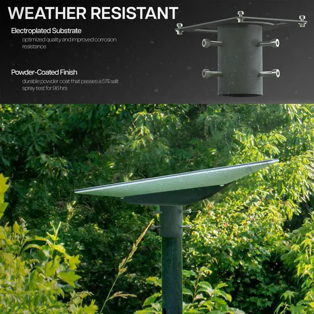 Alt view image 5 of 7 - VIVO Pole Adapter Designed for Starlink