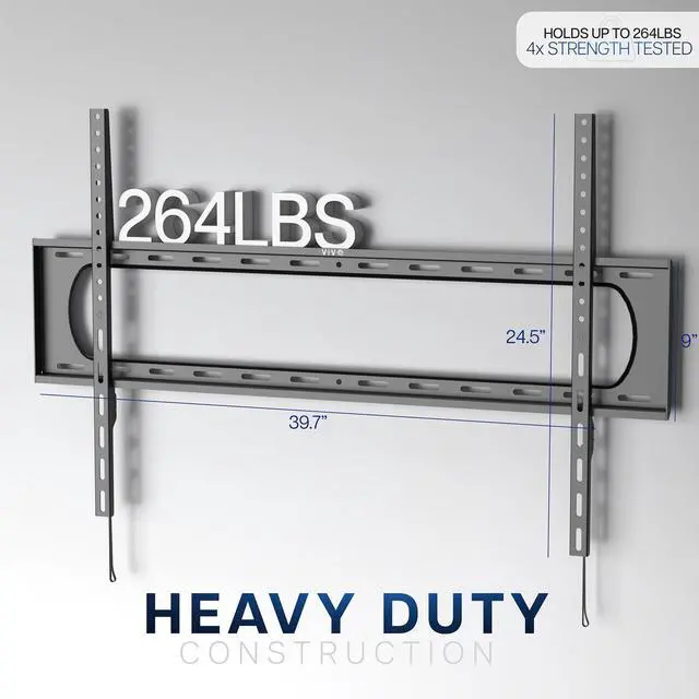 Alt view image 3 of 7 - VIVO Heavy Duty TV Wall Mount for 60 to 120 inch Screens, Max VESA 900x600mm