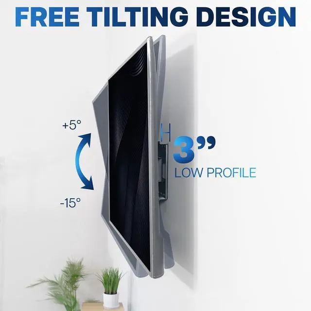 Alt view image 4 of 7 - VIVO Heavy Duty Full Motion 43" to 85" TV Wall Mount