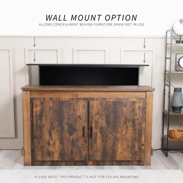 Alt view image 6 of 7 - VIVO TV Motorized Vertical Stand Lift 32" to 65", Height Adjustable Mount