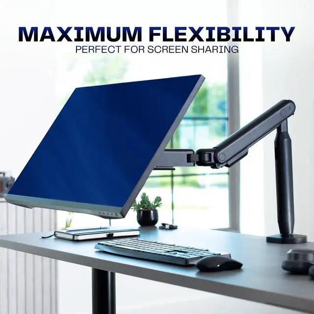 Alt view image 2 of 7 - VIVO Mechanical Arm Single Ultrawide Monitor Desk Mount, Fits up to 35" Screens