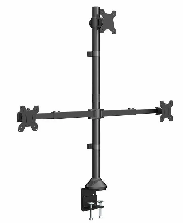 Main image of VIVO Telescoping Extra Tall Triple Ultrawide Monitor Desk Mount, STAND-TS3CT