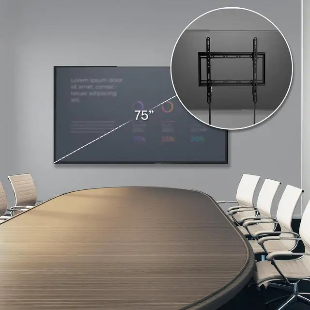 Alt view image 2 of 7 - VIVO Heavy Duty 32" to 75" Tilting TV Wall Mount, Curved and Flat Panel Screens