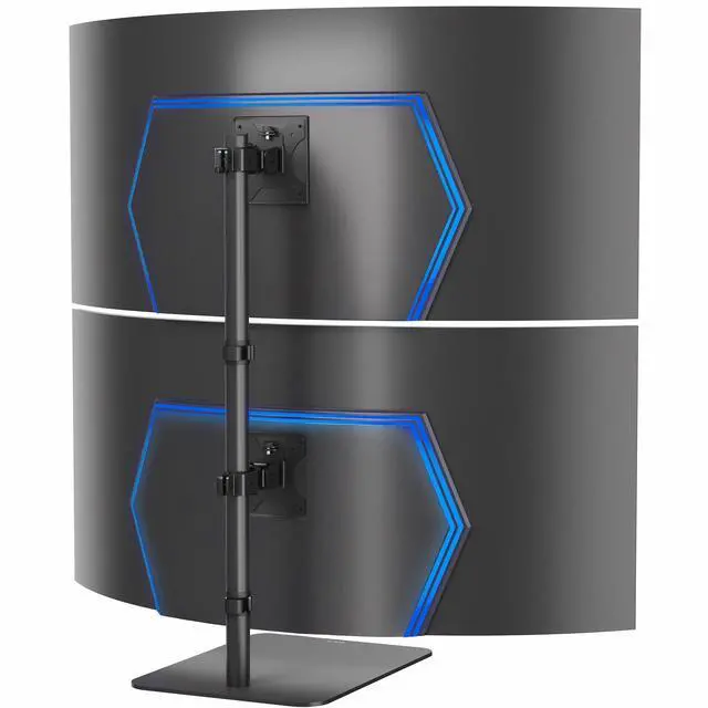 Main image of VIVO Dual Ultrawide Monitor Desk Stand, Adjustable Mount for 2 Screens up to 45"