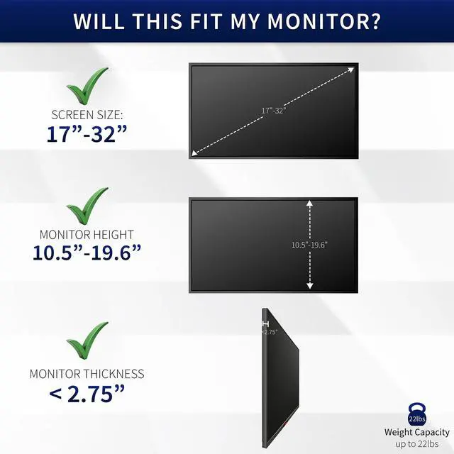 Alt view image 3 of 7 - VIVO Adapter VESA Mount Kit for Monitor Screen 75mm & 100mm mounting bracket