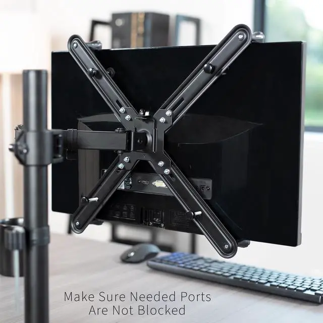 Alt view image 4 of 7 - VIVO Adapter VESA Mount Kit for Monitor Screen 75mm & 100mm mounting bracket