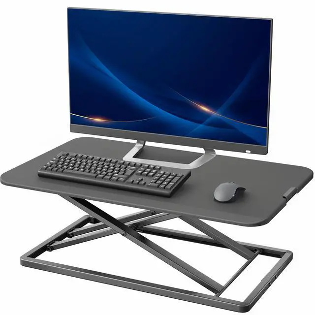Main image of VIVO Economy Height Adjustable 29" Standing Desk Sit Stand Desktop Monitor Riser