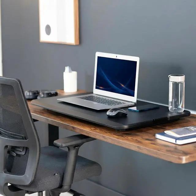 Alt view image 7 of 7 - VIVO Economy Height Adjustable 29" Standing Desk Sit Stand Desktop Monitor Riser