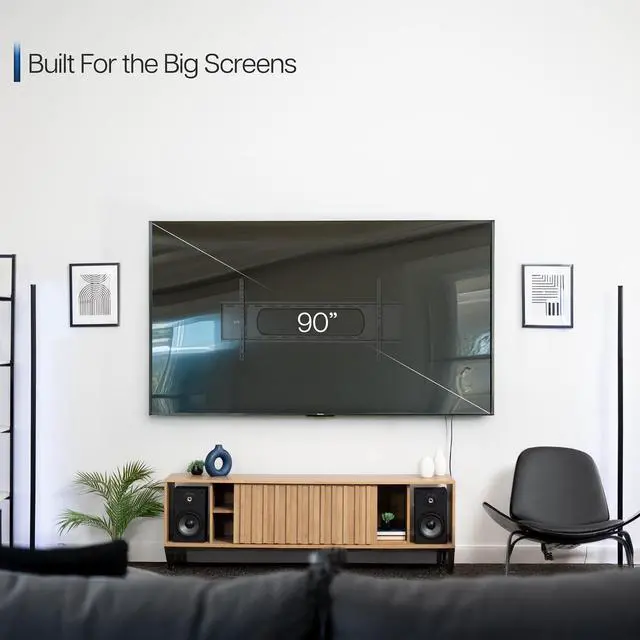 Alt view image 6 of 7 - Ultra Heavy Duty Tilting TV Wall Mount for 43 to 90 inch Screens