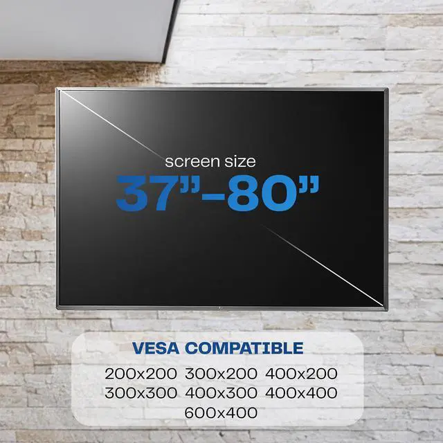 Alt view image 6 of 7 - VIVO Outdoor Full Motion 37 to 80 TV Screen Wall Mount