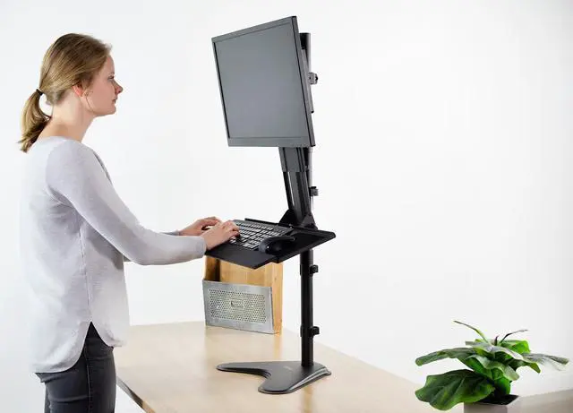 Alt view image 6 of 7 - VIVO Computer Keyboard & Mouse Platform Tray VESA Mount Attachment (MOUNT-KB02)