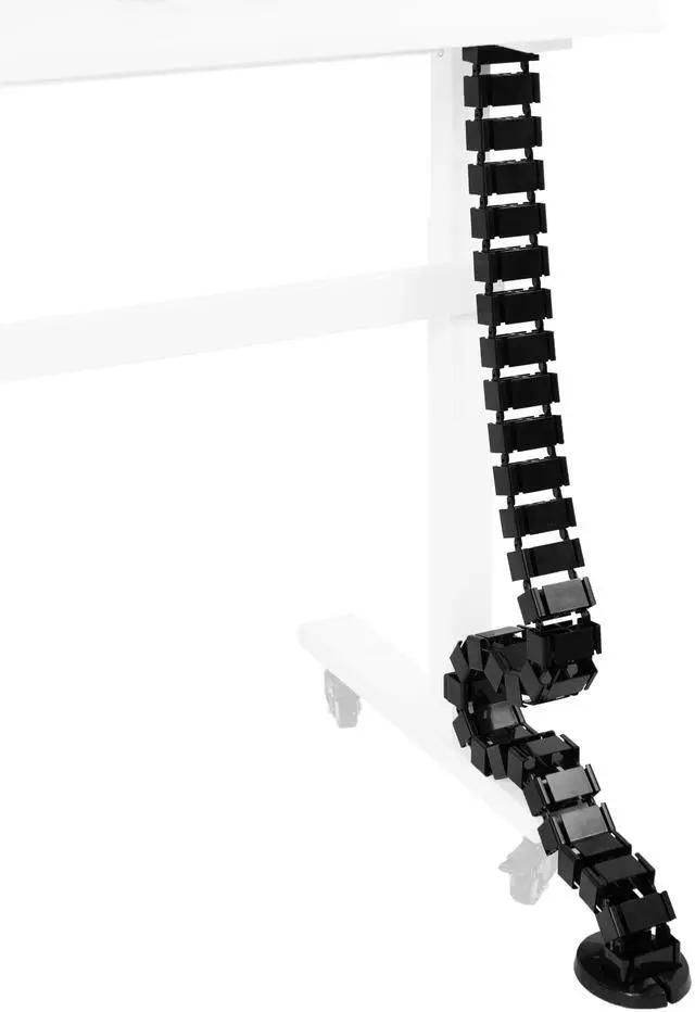 Main image of VIVO Magnetic Vertebrae Cable Management Height Adjustable Desk Wire Organizer