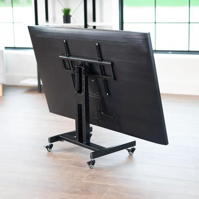Alt view image 2 of 7 - VIVO Low Height TV Cart for 32 to 75 inch Screens