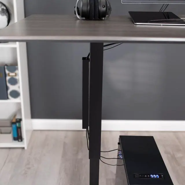 Alt view image 7 of 8 - VIVO Black Magnetic Vertical Cable Management Channel, Wire Organizer