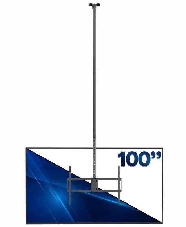 Main image of VIVO Extending Large Ceiling TV Mount for 50 to 100 inch Screens, 10ft Pole