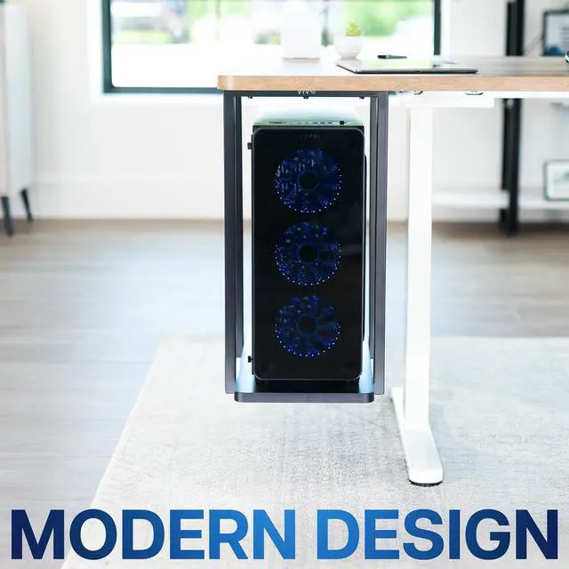 Alt view image 4 of 7 - VIVO Large Under Desk PC Shelf Mount