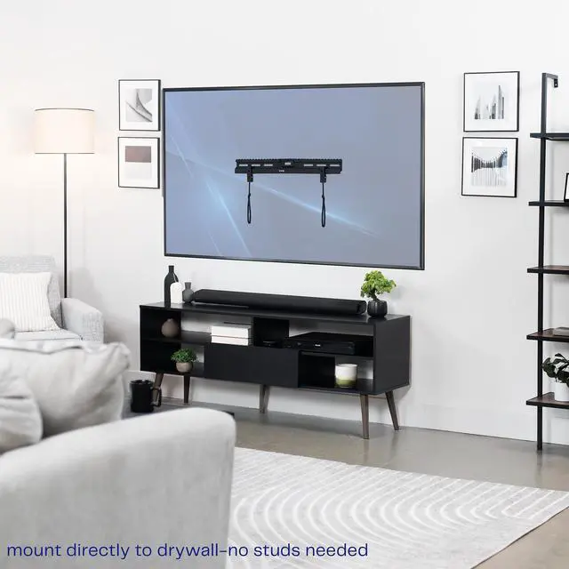 Alt view image 2 of 7 - VIVO No Stud TV Wall Mount for Drywall, Fits 37 to 86 inch Screens