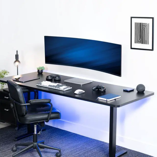 Alt view image 2 of 7 - VIVO Low Profile Ultrawide Monitor Wall Mount, (MOUNT-VW49U)