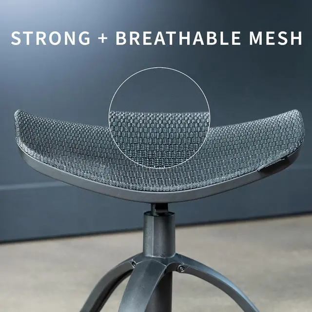 Alt view image 6 of 7 - VIVO Height Adjustable Footrest for Desk, Rotatable Under Workstation Ottoman