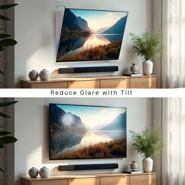 Alt view image 7 of 7 - VIVO Low Profile Tilting TV Wall Mount for 55 to 105 inch Screens