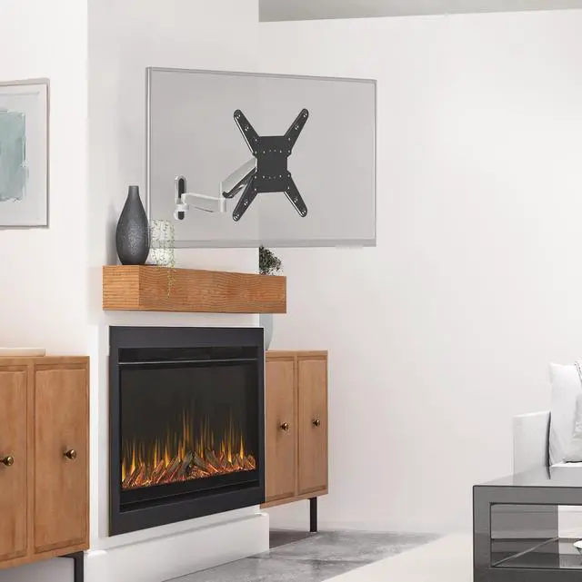 Alt view image 2 of 8 - TV Height Adjustable Gas Spring Wall Mount for 26" to 55" LCD LED Plasma Screen