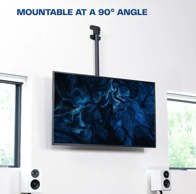Alt view image 3 of 7 - VIVO Extending Ceiling TV Mount for 43 to 86 inch Screens, 5.5ft Pole