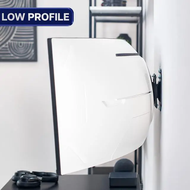 Alt view image 4 of 7 - VIVO Low Profile Stationary Ultrawide Monitor Wall Mount for Up to 49" Screens