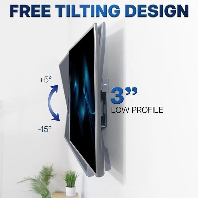 Alt view image 6 of 7 - VIVO Heavy Duty Full Motion 60" to 120" Large Screen TV Wall Mount with Long Arm