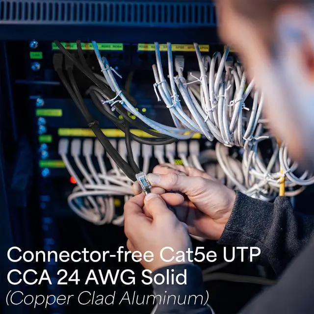 Alt view image 3 of 8 - VIVO 500ft bulk Cat5e LAN Ethernet Cable UTP Cat-5e Waterproof Outdoor Burial