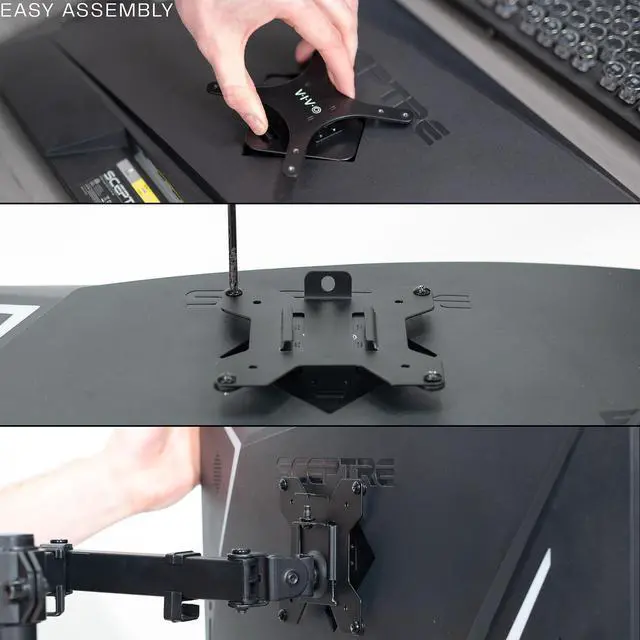 Alt view image 7 of 7 - VIVO VESA Adapter Designed for Compatible Sceptre Computer Monitors