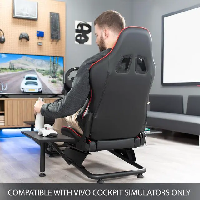 Alt view image 6 of 7 - VIVO Shelf Kit Designed for STAND-RACE1B Racing Simulator Cockpit Series Only