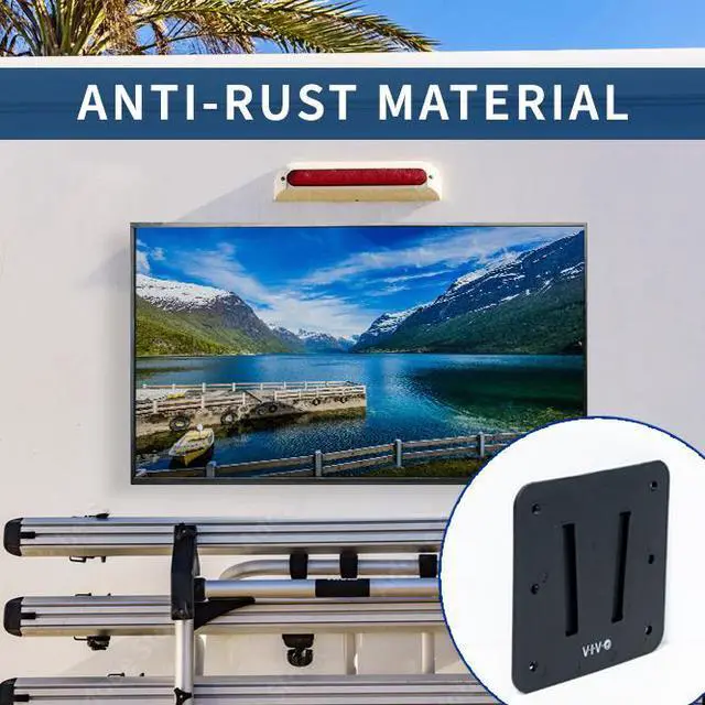 Alt view image 6 of 7 - VIVO Anti-Rust Quick Release Plastic Polymer RV TV Screen Mount Set