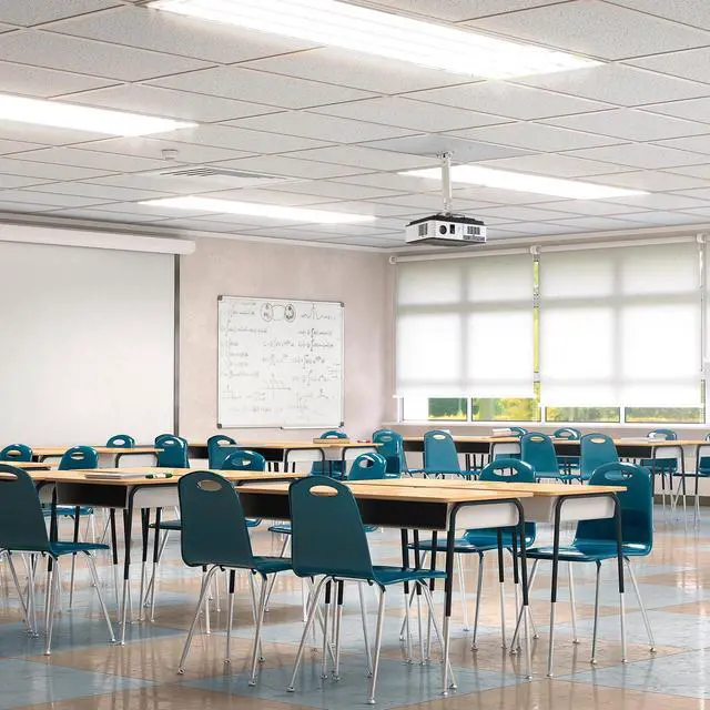 Alt view image 7 of 7 - VIVO Universal White 2x2 ft Drop Ceiling Height Adjustable Projector Mount