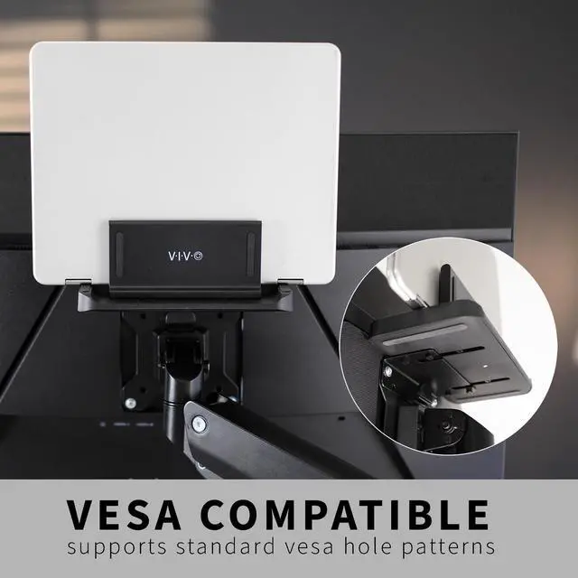 Alt view image 4 of 7 - VIVO Multifunctional Thin Client CPU Mount, VESA or Freestanding Mini PC Holder
