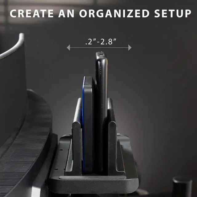 Alt view image 6 of 7 - VIVO Multifunctional Thin Client CPU Mount, VESA or Freestanding Mini PC Holder