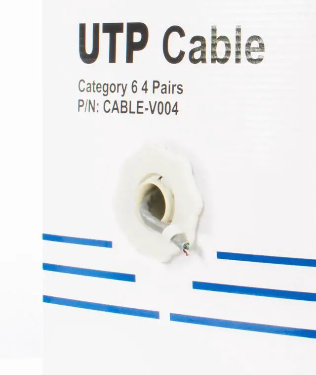 Alt view image 7 of 7 - VIVO 1,000ft Bulk Cat6 LAN Network Ethernet Cable / Wire UTP Cat-6 Grey 1000 ft