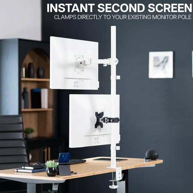 Alt view image 6 of 7 - VIVO Steel Universal Bracket Pole Mount VESA Plate | Fits 13" to 30" Screens