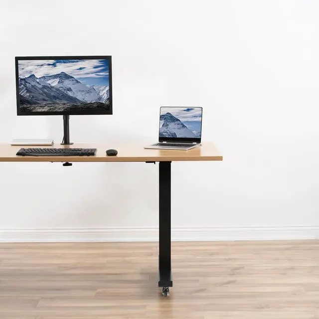 Alt view image 7 of 7 - VIVO 1.5 inch M8 Caster Wheels (Set of 4) for TV Carts, Desk Frames, and More