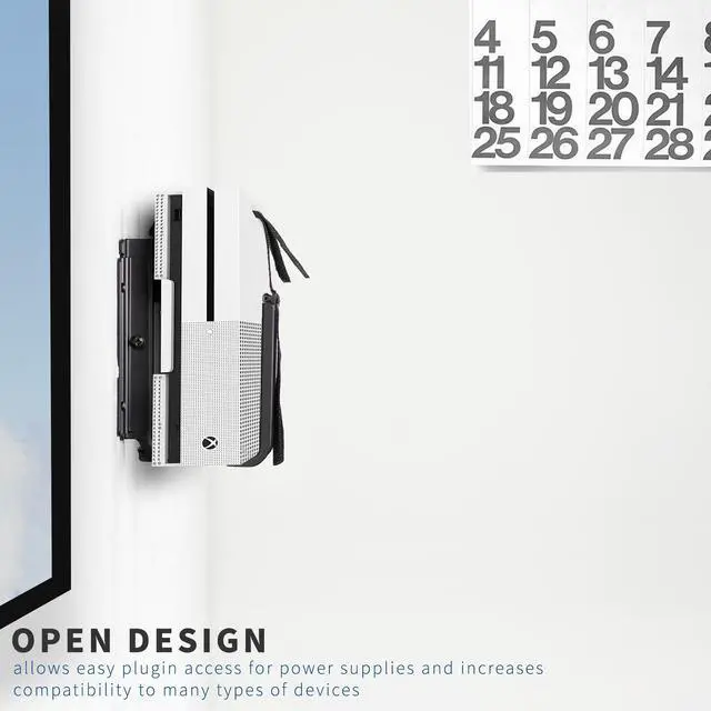 Alt view image 5 of 7 - Universal Under-Desk and Wall UPS Mount | Uninterruptible Power Supply Mount