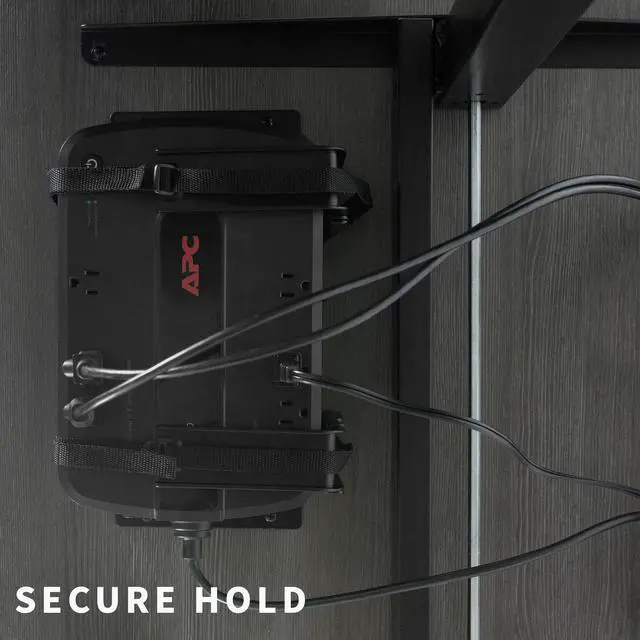 Alt view image 6 of 7 - Universal Under-Desk and Wall UPS Mount | Uninterruptible Power Supply Mount