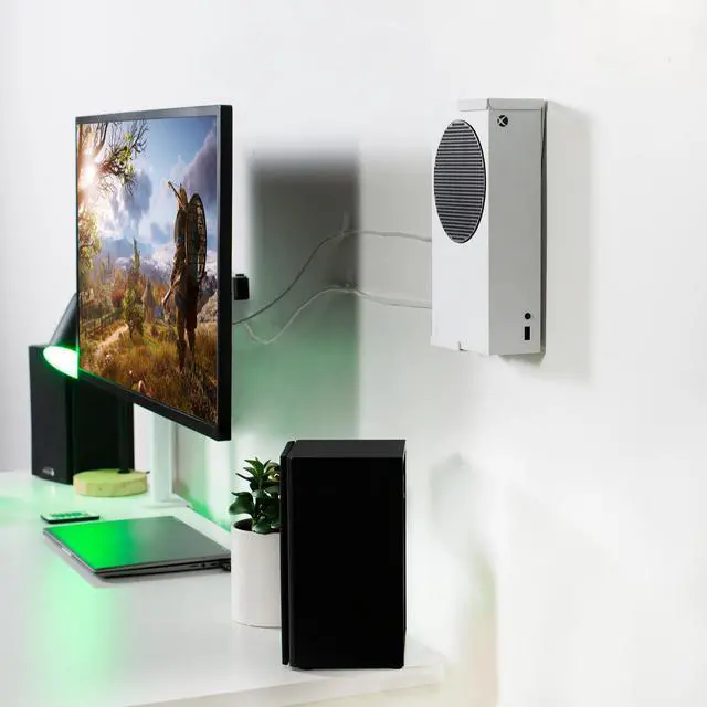 Alt view image 2 of 7 - VIVO Wall Mount Designed for Xbox Series S, Horizontal & Vertical Orientation