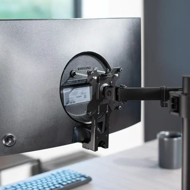 Alt view image 4 of 7 - VIVO Quick Attach VESA Mount Adapter for Samsung CF397 and CRG5 Monitor Series