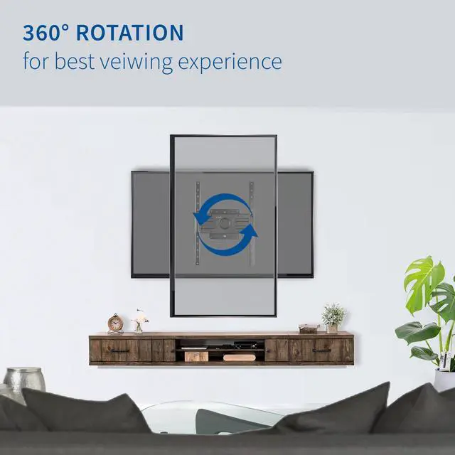 Alt view image 6 of 7 - VIVO Rotating 37" to 80" TV Wall Mount for Flat Panel Screens
