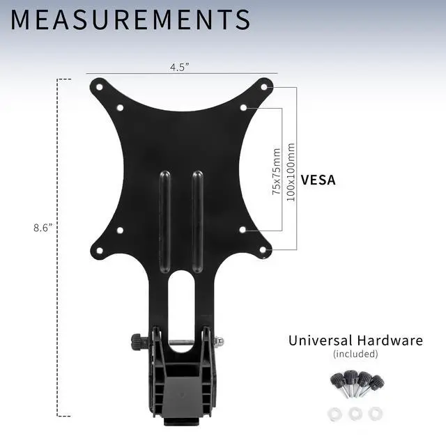 Alt view image 4 of 7 - VIVO VESA Adapter Plate Bracket Designed for Compatible Asus VZ-Series Monitors