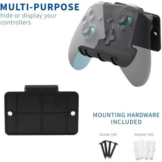 Alt view image 3 of 7 - VIVO Universal Video Game Controller Wall Mount for Playstation, Xbox, and More