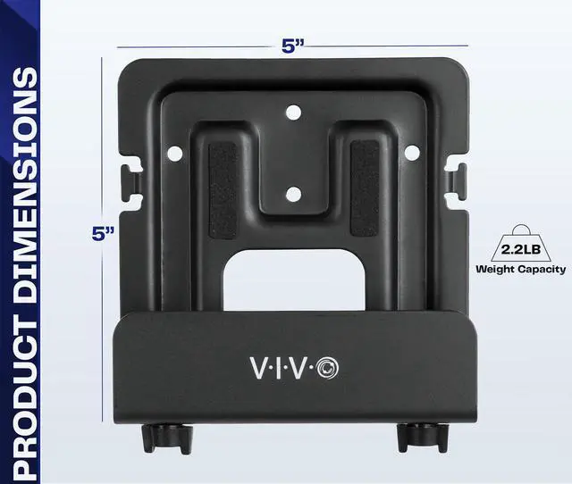 Alt view image 3 of 7 - VIVO Media Player Wall Bracket Designed for Nintendo Switch 1 and 2