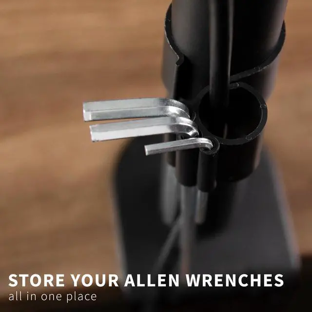 Alt view image 6 of 6 - VIVO Black Cable Clip Kit for Monitor Stands | 1 Pole Clip + 4 Arm Clips