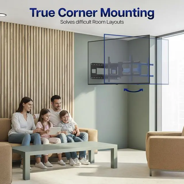 Alt view image 7 of 7 - VIVO TV Wall Mount for 37" to 80" Plasma Screen | Fully Articulating VESA Mount