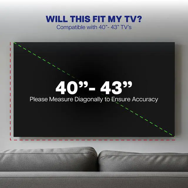 Alt view image 3 of 7 - Black Screen Cover for 40" to 43" TV, Outdoor Waterproof Weather Resistant